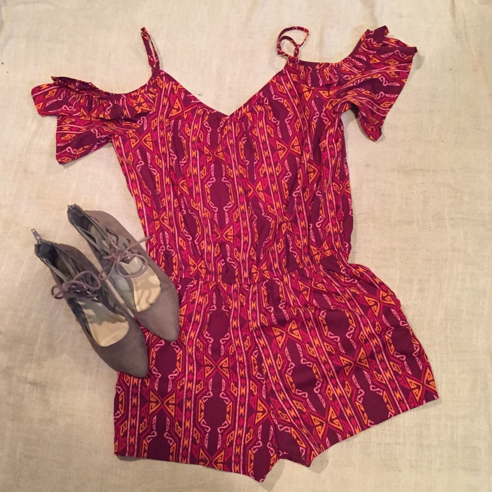 NWOT! Arizona Cold Shoulder Romper